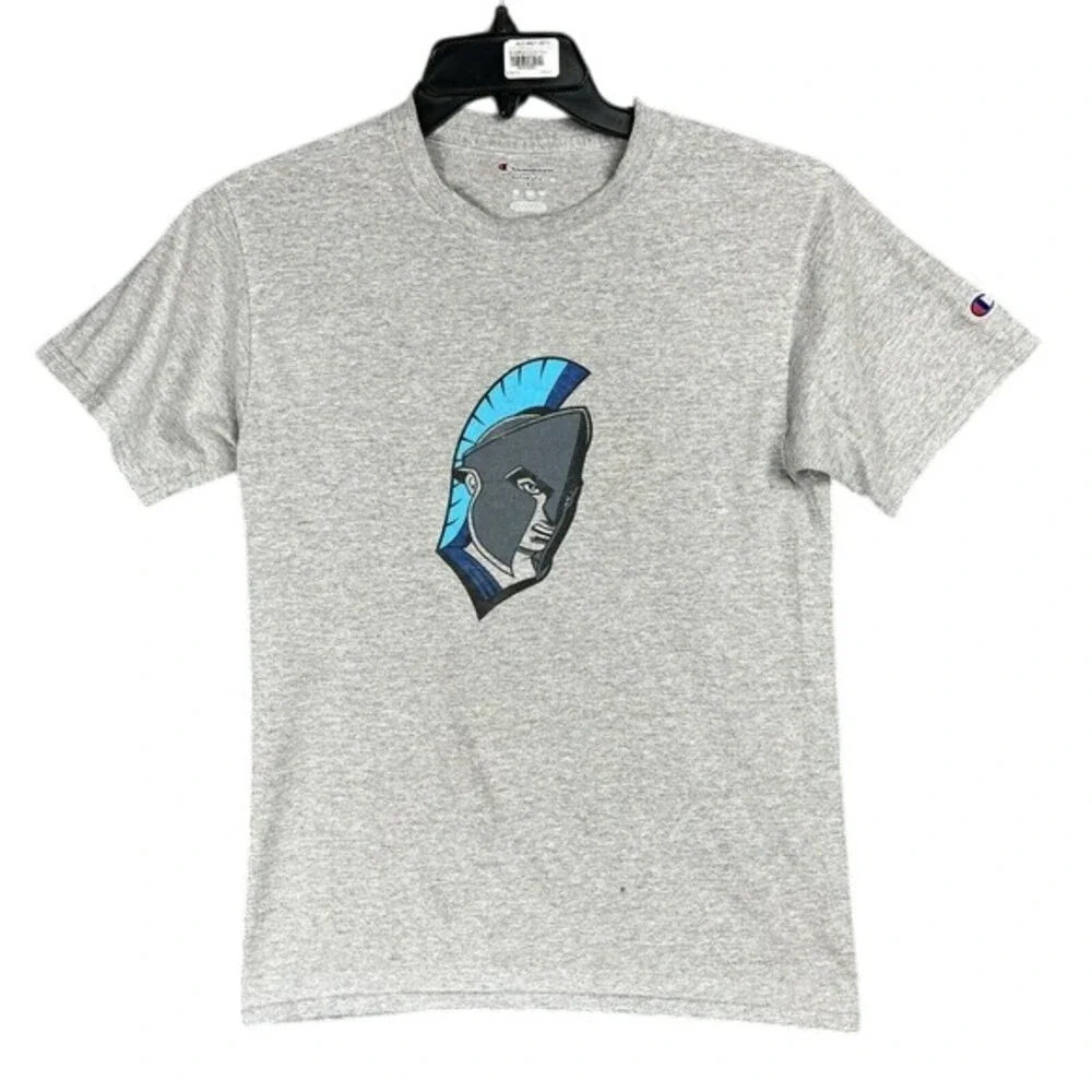 Spartans Shirt Mens Small Champion Mascot Sports Tee Football Track College - Picture 1 of 9